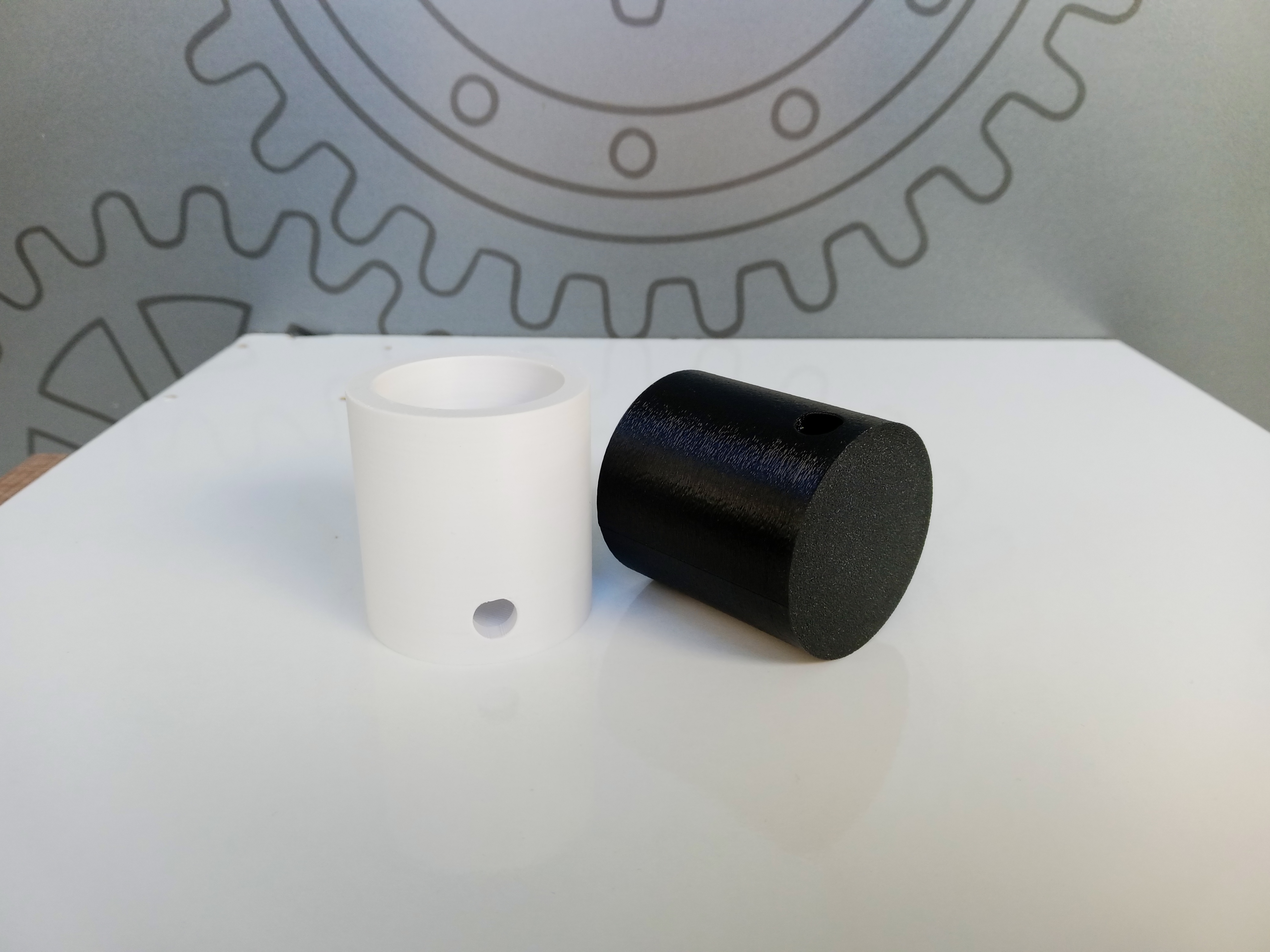 3DLOGY ESD Uyumlu Silindirik Sabitleme Flanşı